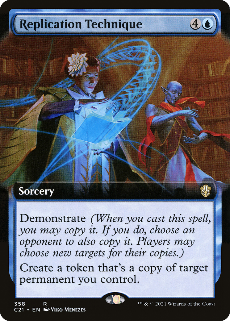 Replication Technique (C21-358) [Commander 2021] (Extended Art) MTG Single Wizards of the Coast