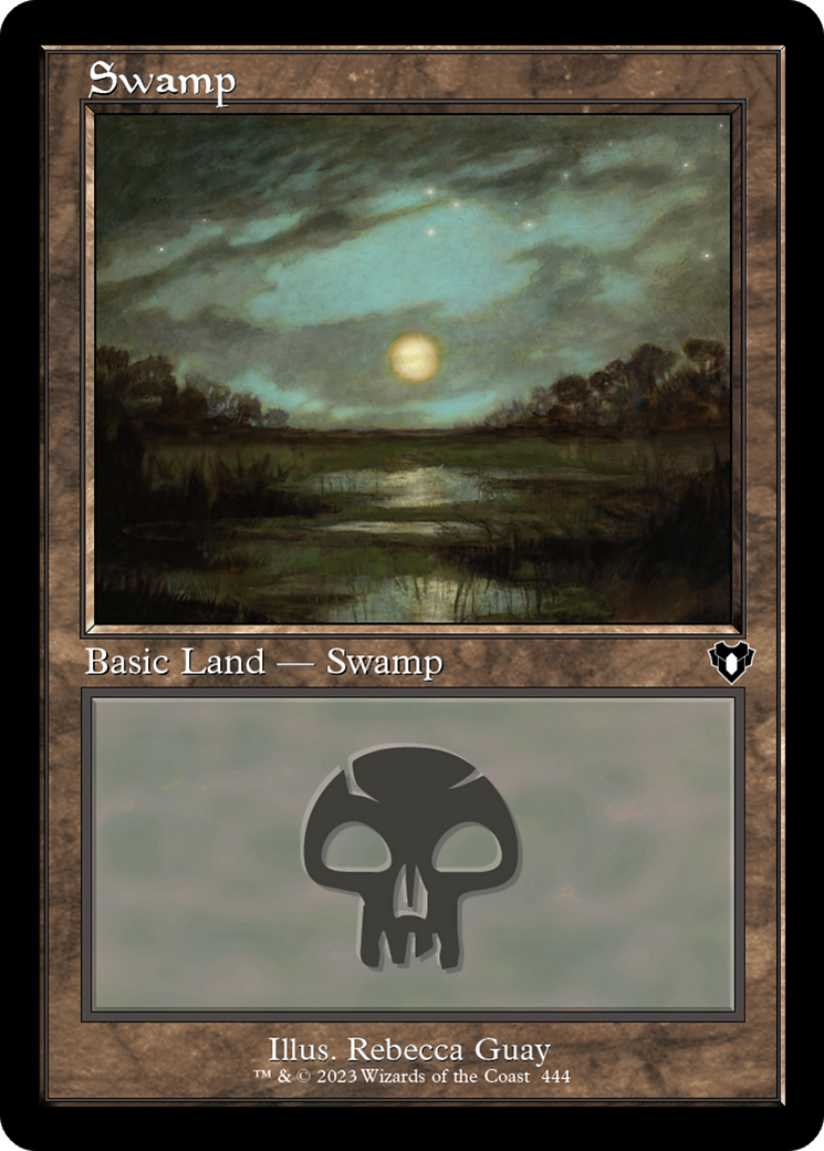 Swamp (444) (CMM-444) [Commander Masters] MTG Single Wizards of the Coast