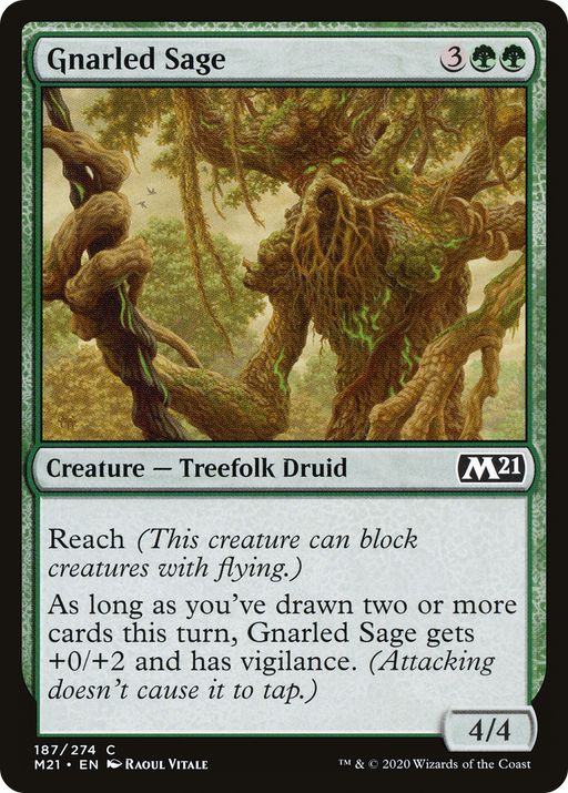 Gnarled Sage (M21-187) [Core Set 2021] MTG Single Wizards of the Coast