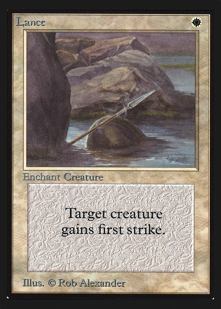 Lance (CED-028) [Collectors' Edition] MTG Single Wizards of the Coast