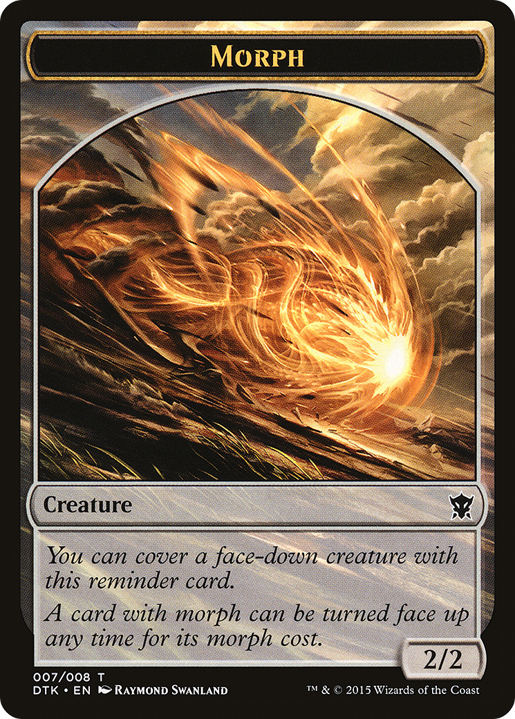Morph (DTK-007) [Tokens] Dragons of Tarkir Tokens MTG Single Wizards of the Coast