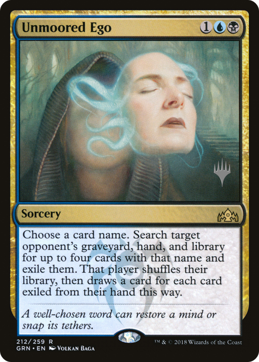 Unmoored Ego (PPTHB-212P) [Guilds of Ravnica Promos] MTG Single Wizards of the Coast