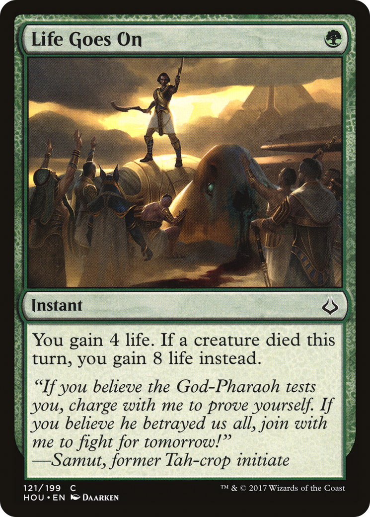 Life Goes On (HOU-121) [Hour of Devastation] MTG Single Wizards of the Coast