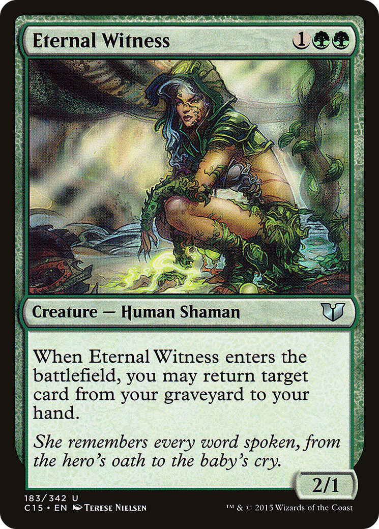 Eternal Witness (C15-183) [Commander 2015] MTG Single Wizards of the Coast