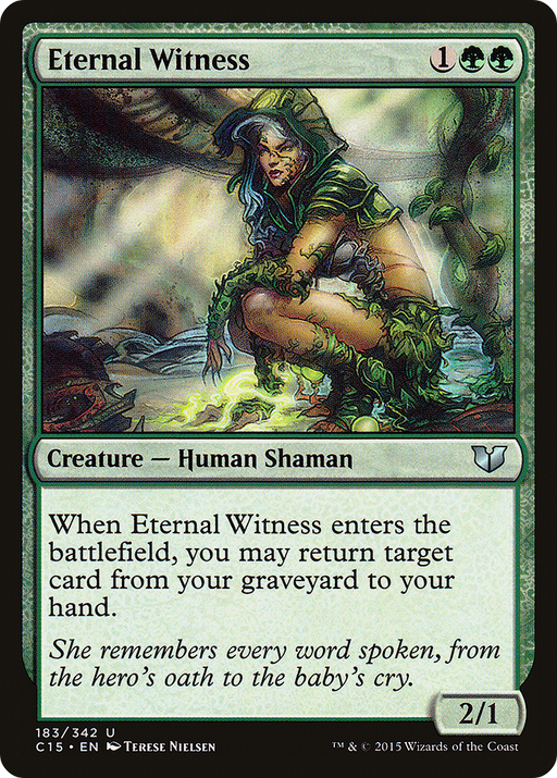Eternal Witness (C15-183) [Commander 2015] MTG Single Wizards of the Coast
