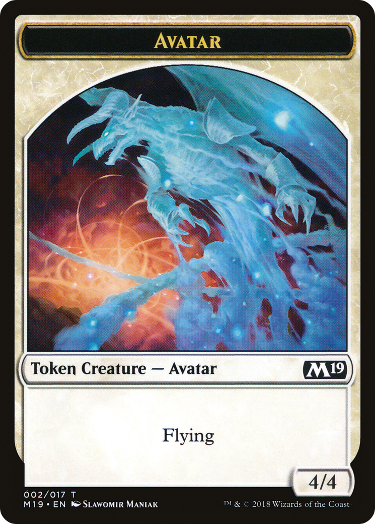 Avatar (M19-002) [Tokens] Core Set 2019 Tokens MTG Single Wizards of the Coast