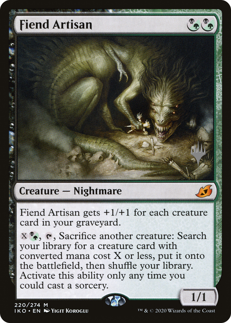 Fiend Artisan (PPIKO-220) [Ikoria: Lair of Behemoths Promos] Foil MTG Single Wizards of the Coast