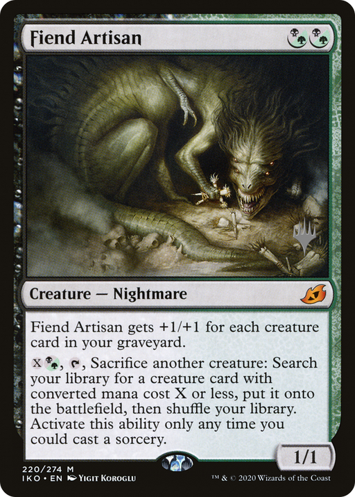 Fiend Artisan (PPIKO-220) [Ikoria: Lair of Behemoths Promos] Foil MTG Single Wizards of the Coast