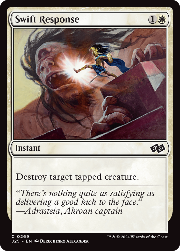 Swift Response (J25-269) [Foundations Jumpstart] MTG Single Wizards of the Coast