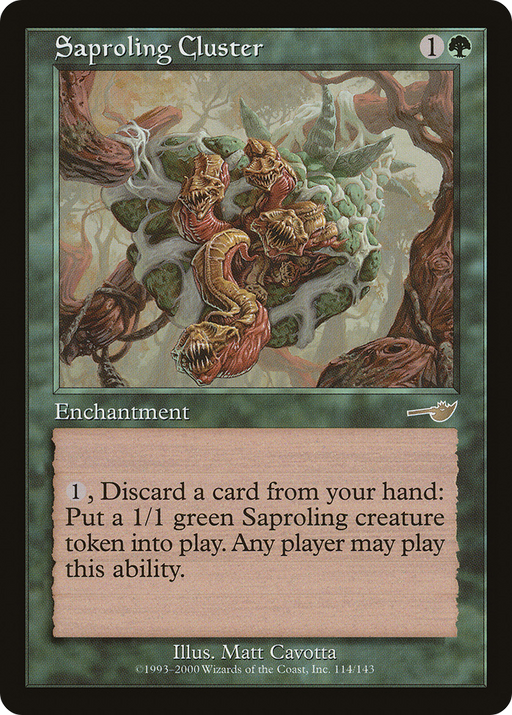 Saproling Cluster (NMS-114) [Nemesis] Foil MTG Single Wizards of the Coast