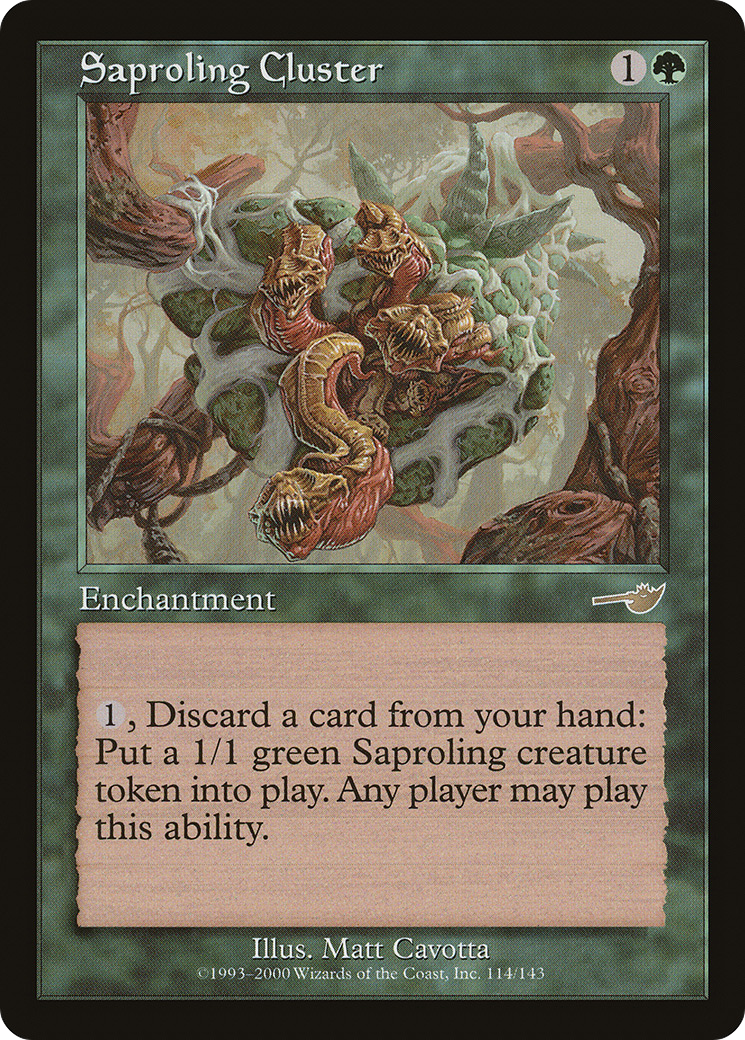 Saproling Cluster (NMS-114) [Nemesis] MTG Single Wizards of the Coast