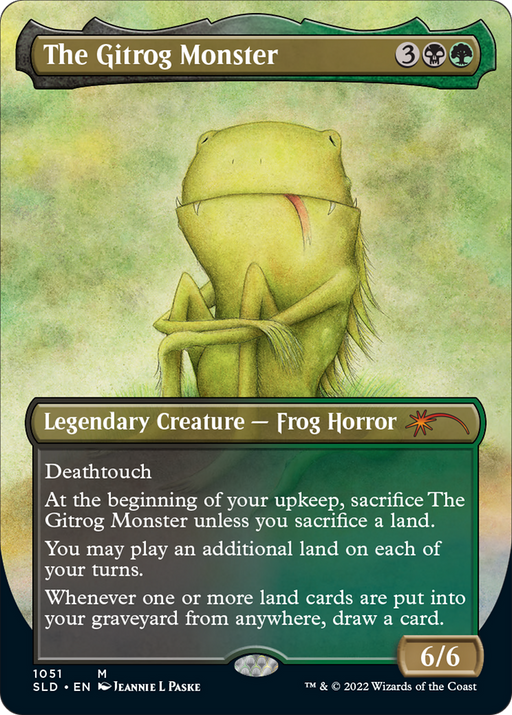 The Gitrog Monster (SLD-1051) [Secret Lair] Drop (Borderless) MTG Single Wizards of the Coast