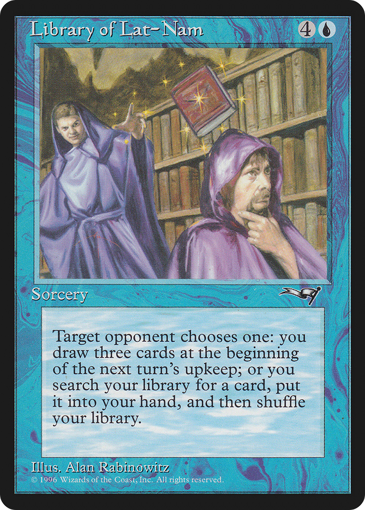 Library of Lat-Nam (ALL-031) [Alliances] MTG Single Wizards of the Coast