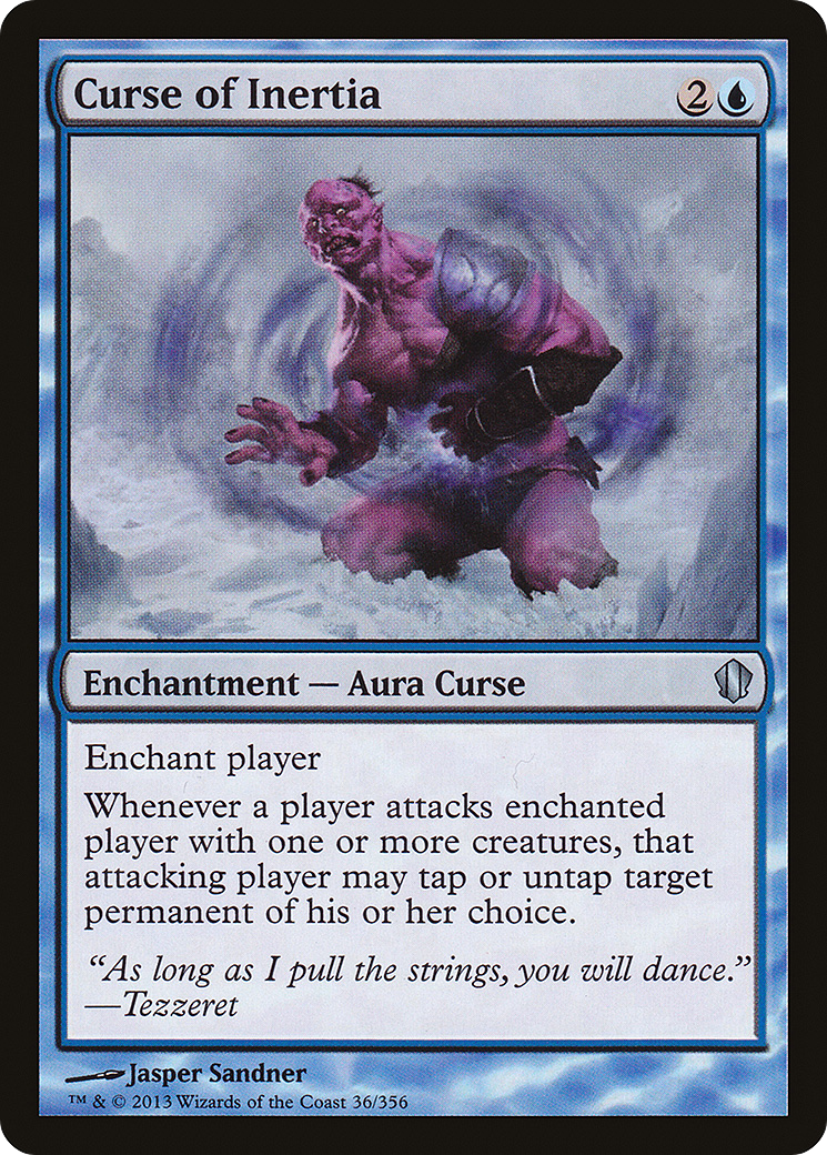 Curse of Inertia (C13-036) [Commander 2013] MTG Single Wizards of the Coast