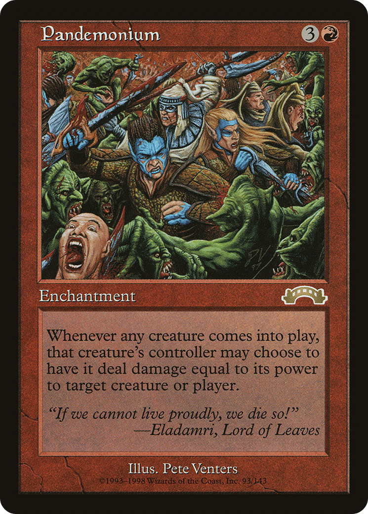 Pandemonium (EXO-093) [Exodus] MTG Single Wizards of the Coast