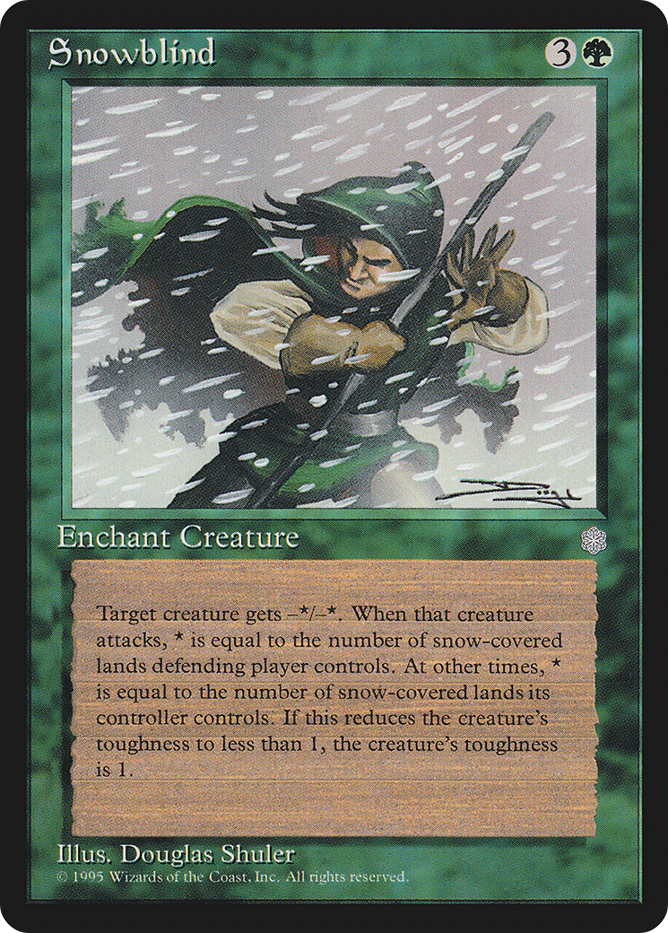 Snowblind (ICE-) [Ice Age] MTG Single Wizards of the Coast