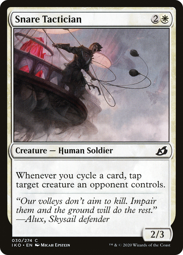 Snare Tactician (IKO-030) [Ikoria: Lair of Behemoths] Foil MTG Single Wizards of the Coast