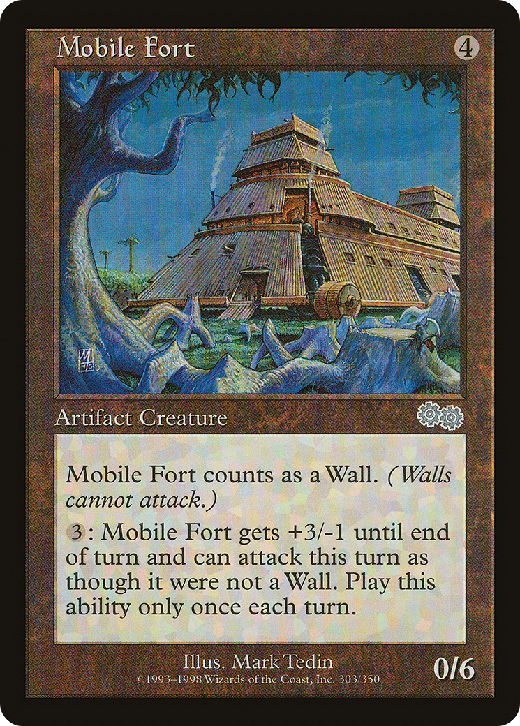 Mobile Fort (USG-303) [Urza's Saga] MTG Single Wizards of the Coast