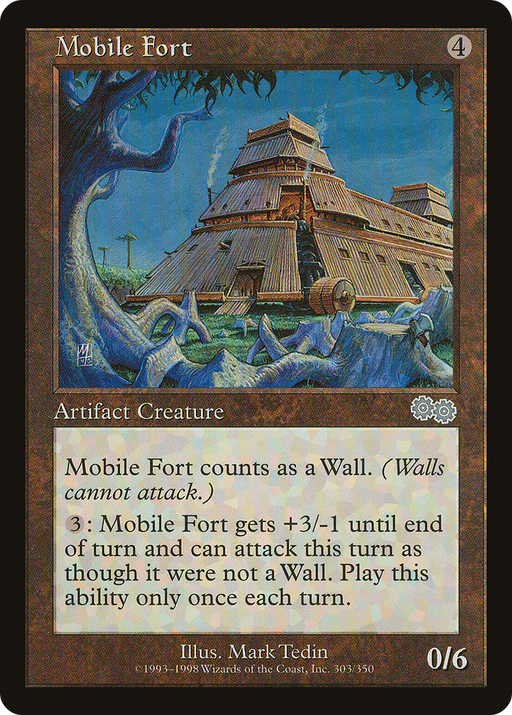 Mobile Fort (USG-303) [Urza's Saga] MTG Single Wizards of the Coast
