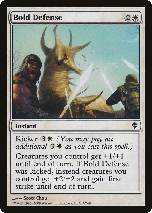 Bold Defense (ZEN-003) [Zendikar] MTG Single Wizards of the Coast