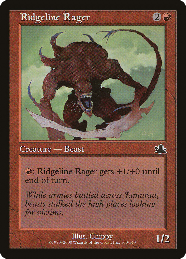 Ridgeline Rager (PCY-100) [Prophecy] Foil MTG Single Wizards of the Coast