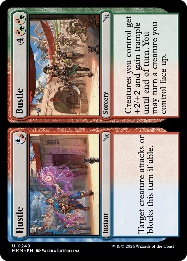 Hustle // Bustle (MKM-249) [Murders at Karlov Manor] MTG Single Murders at Karlov Manor