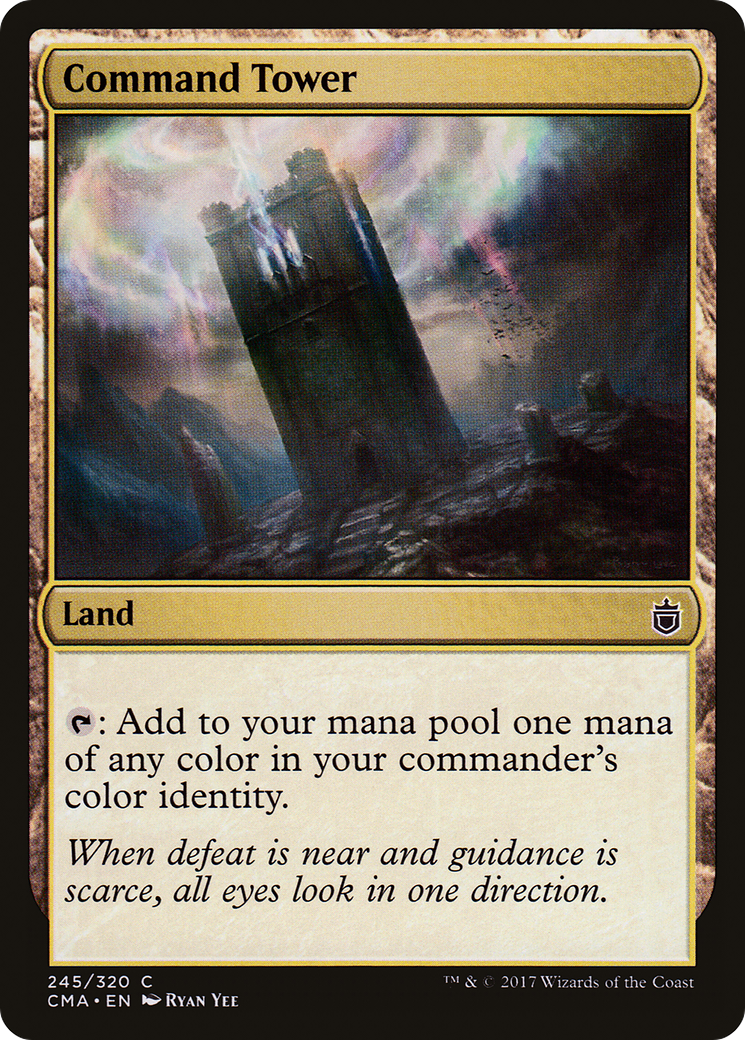 Command Tower (CMA-245) [Commander Anthology] MTG Single Wizards of the Coast
