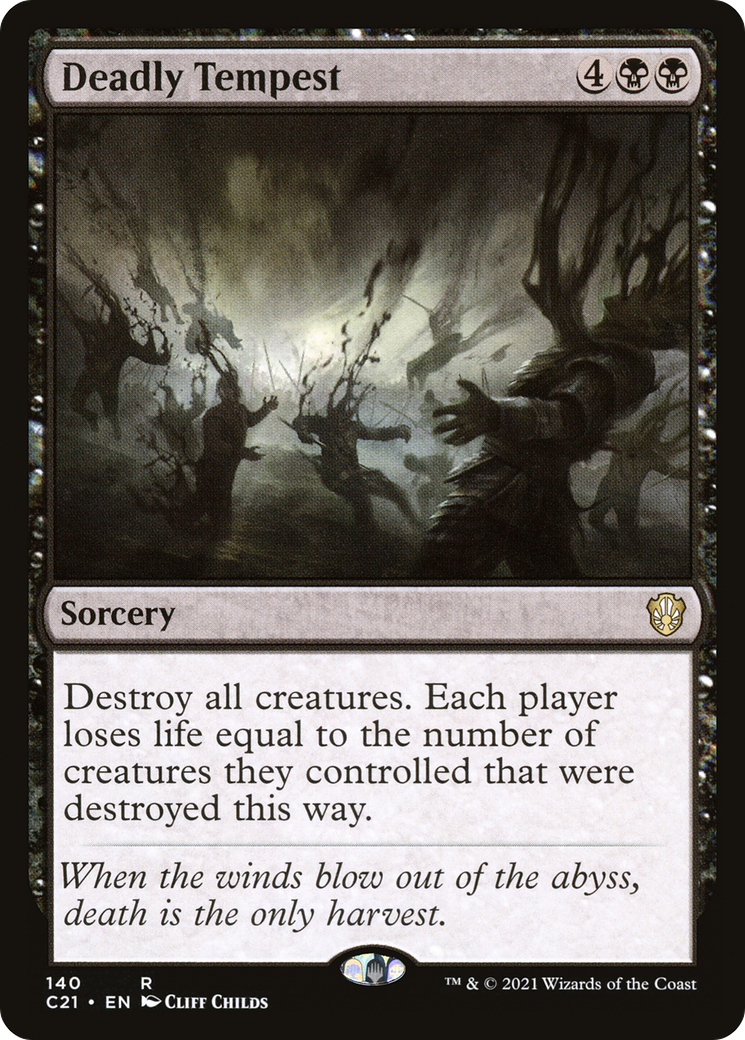 Deadly Tempest (C21-140) [Commander 2021] MTG Single Wizards of the Coast