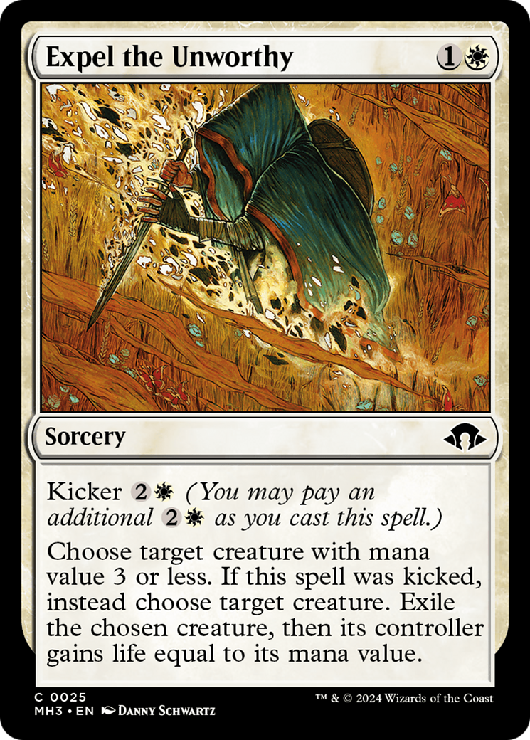 Expel the Unworthy (MH3-025) [Modern Horizons 3] MTG Single Wizards of the Coast