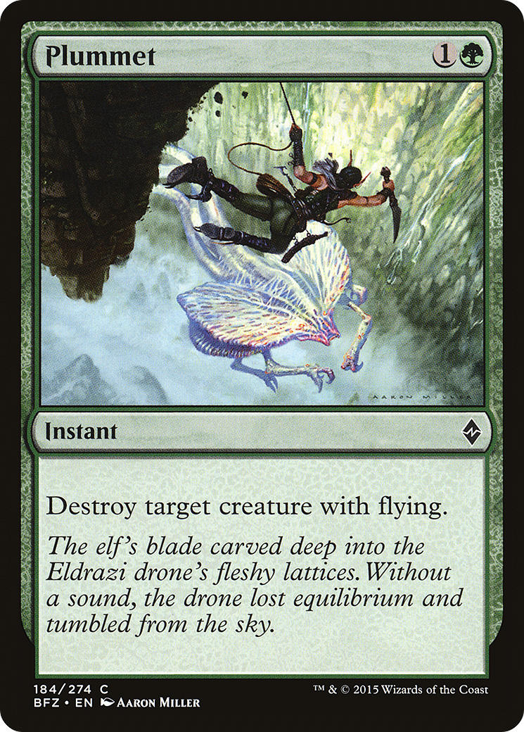 Plummet (BFZ-184) [Battle for Zendikar] Foil MTG Single Wizards of the Coast