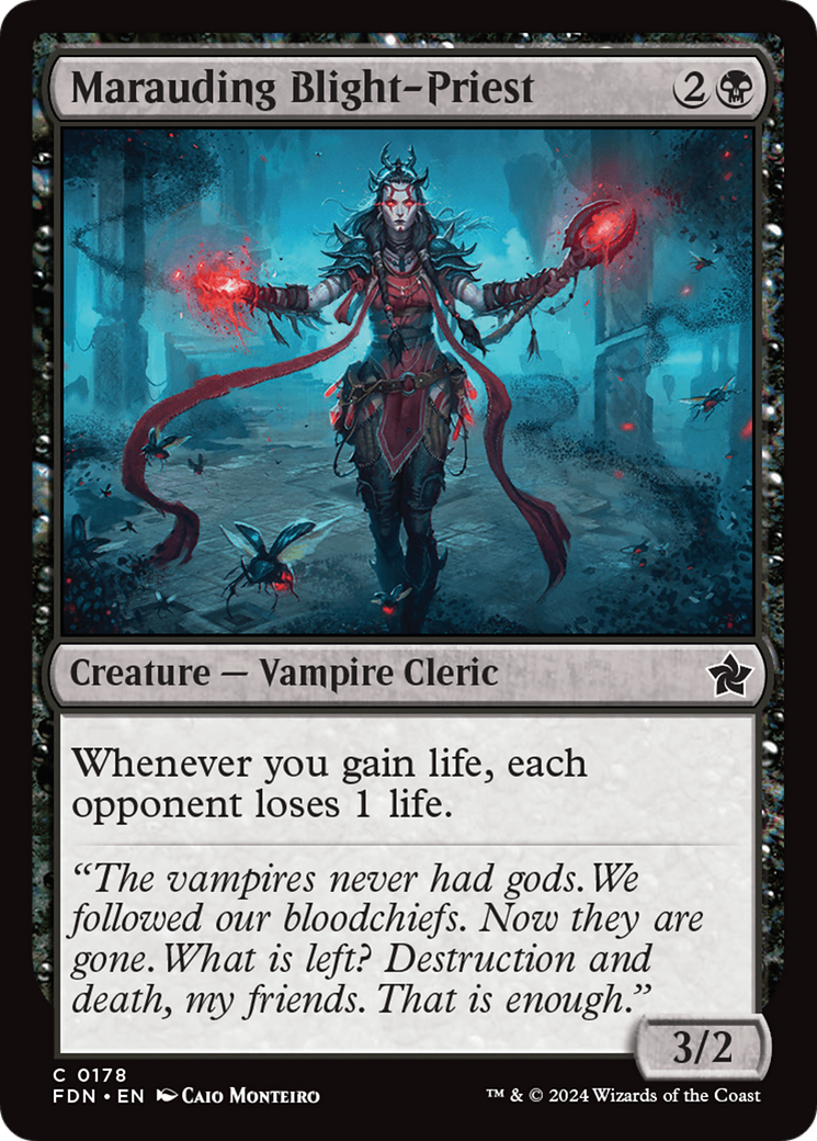Marauding Blight-Priest (FDN-178) [Foundations] MTG Single Wizards of the Coast