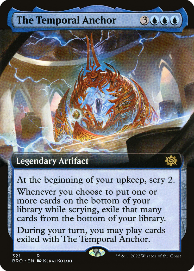 The Temporal Anchor (BRO-321) [The Brothers' War] (Extended Art) MTG Single Wizards of the Coast