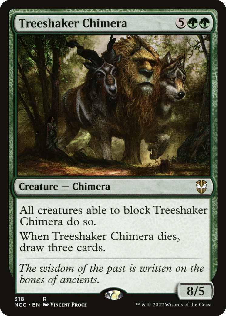 Treeshaker Chimera (NCC-318) [New Capenna Commander] MTG Single Wizards of the Coast