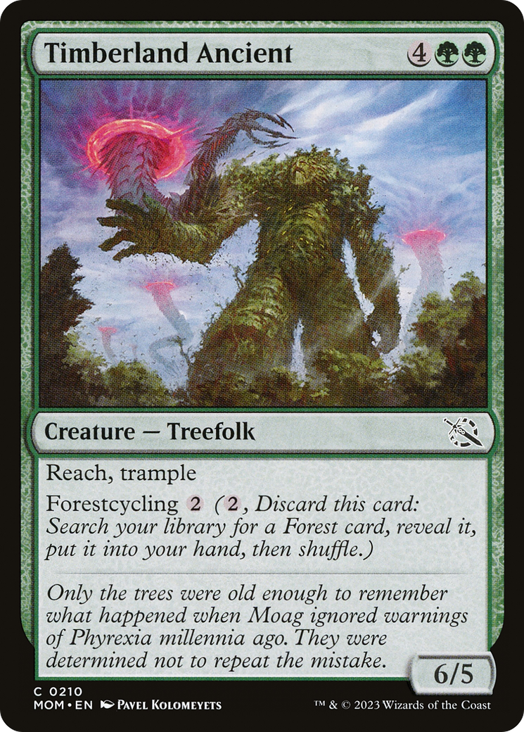 Timberland Ancient (MOM-210) [March of the Machine] MTG Single Wizards of the Coast