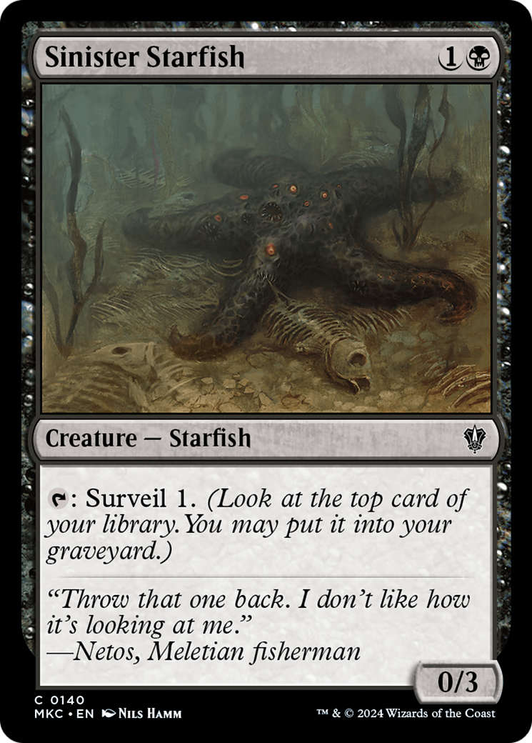 Sinister Starfish (MKC-140) [Murders at Karlov Manor Commander] MTG Single Wizards of the Coast