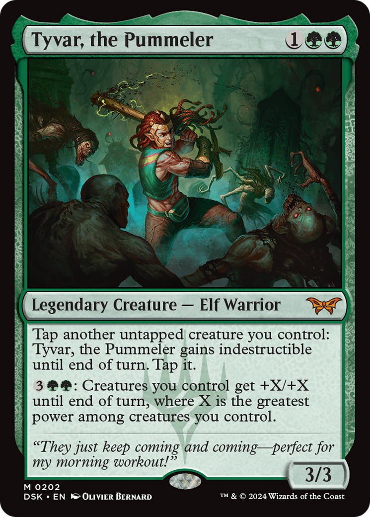 Tyvar, the Pummeler (DSK-202) [Duskmourn: House of Horror] MTG Single Wizards of the Coast