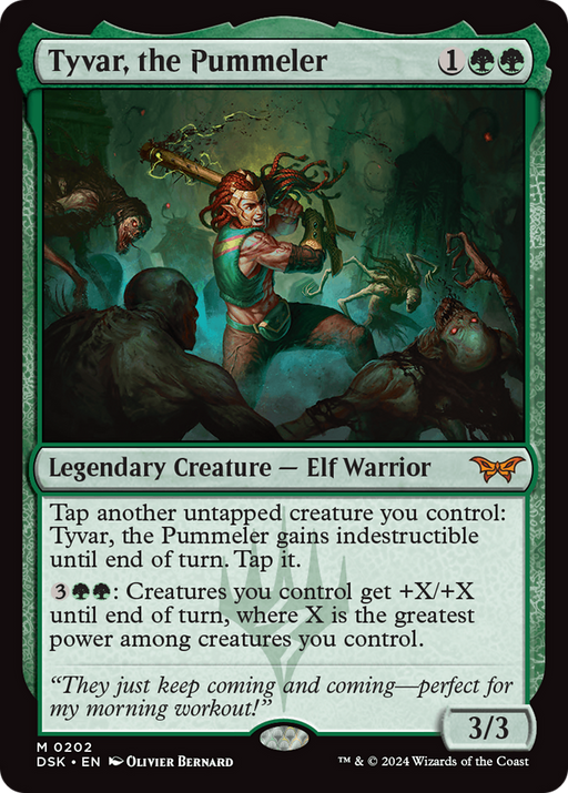 Tyvar, the Pummeler (DSK-202) [Duskmourn: House of Horror] Foil MTG Single Wizards of the Coast
