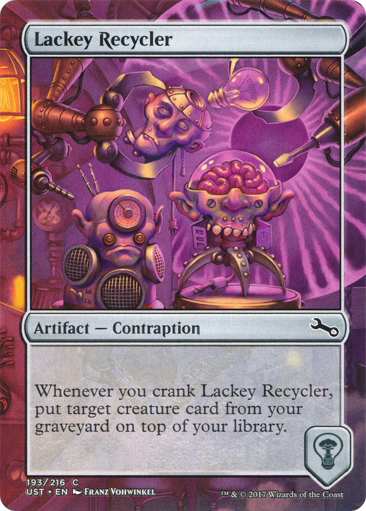 Lackey Recycler (UST-193) [Unstable] (Borderless) MTG Single Wizards of the Coast
