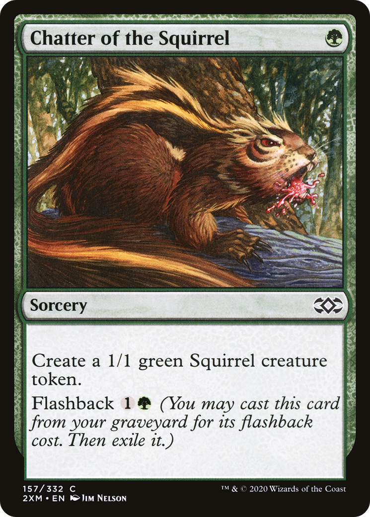 Chatter of the Squirrel (2XM-157) [Double Masters] MTG Single Wizards of the Coast