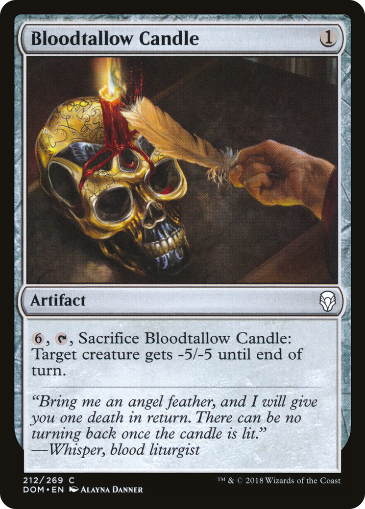 Bloodtallow Candle (DOM-212) [Dominaria] MTG Single Wizards of the Coast
