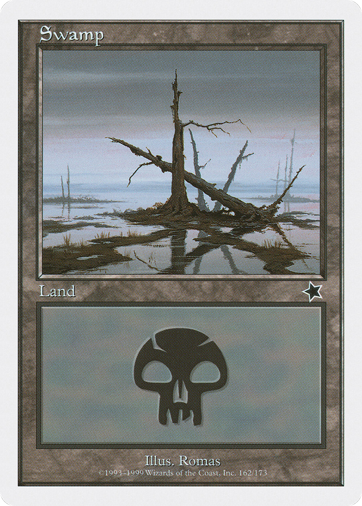 Swamp (162) (S99-162) [Misc] Starter 1999 MTG Single Wizards of the Coast