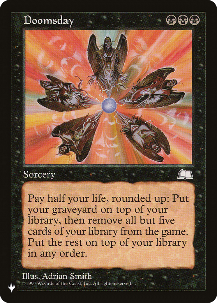 Doomsday (LIST-) [Mystery Booster] The List MTG Single Wizards of the Coast