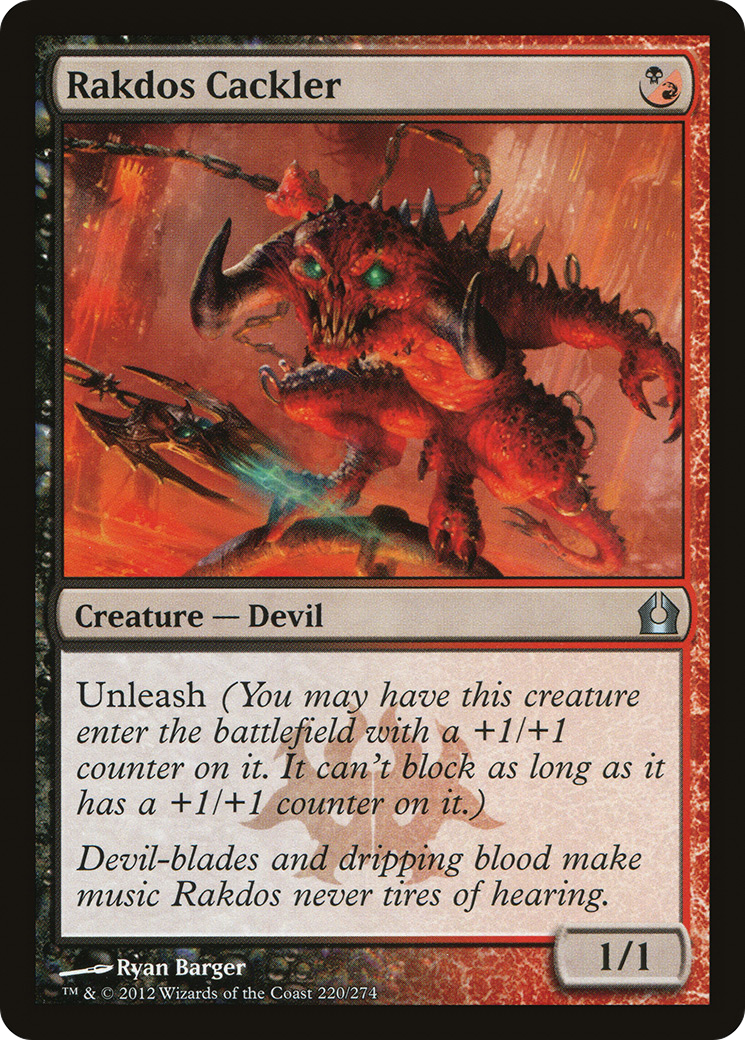 Rakdos Cackler (RTR-220) [Return to Ravnica] Foil MTG Single Wizards of the Coast