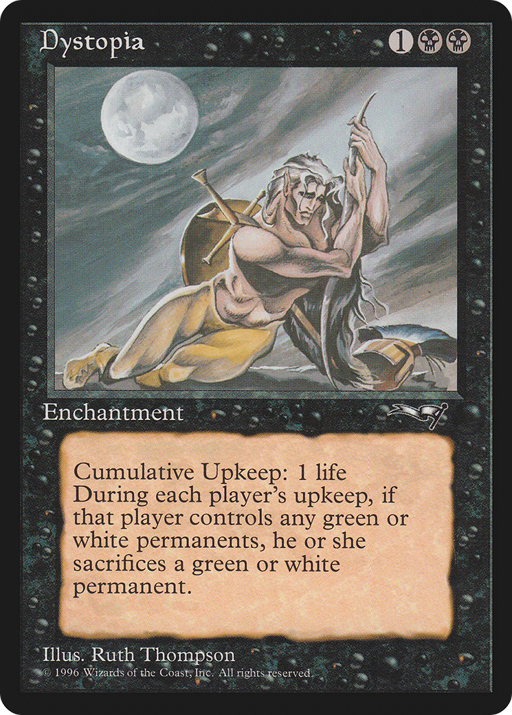 Dystopia (ALL-006) [Alliances] MTG Single Wizards of the Coast