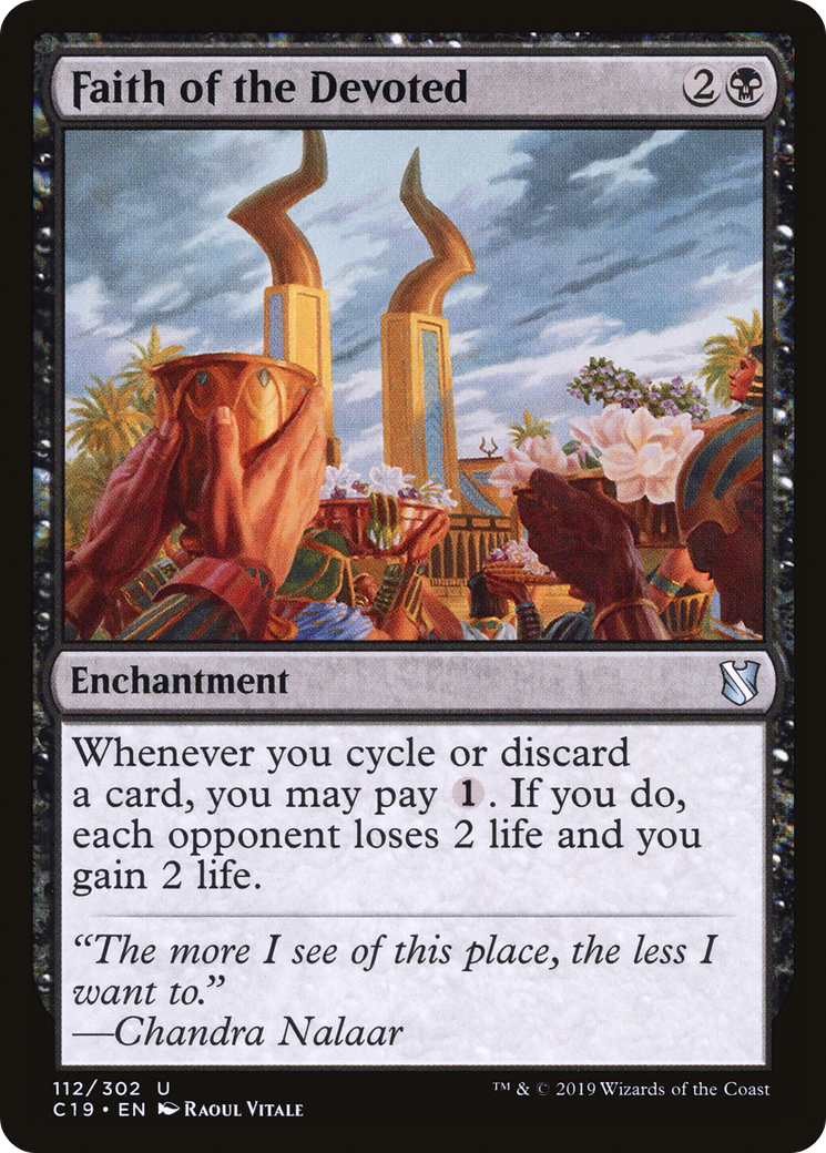 Faith of the Devoted (C19-112) [Commander 2019] MTG Single Wizards of the Coast