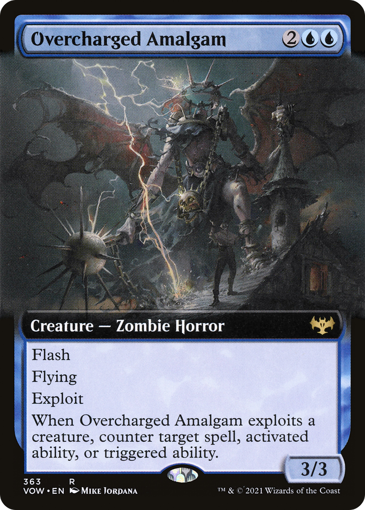 Overcharged Amalgam (VOW-363) [Innistrad: Crimson Vow] (Extended Art) MTG Single Wizards of the Coast