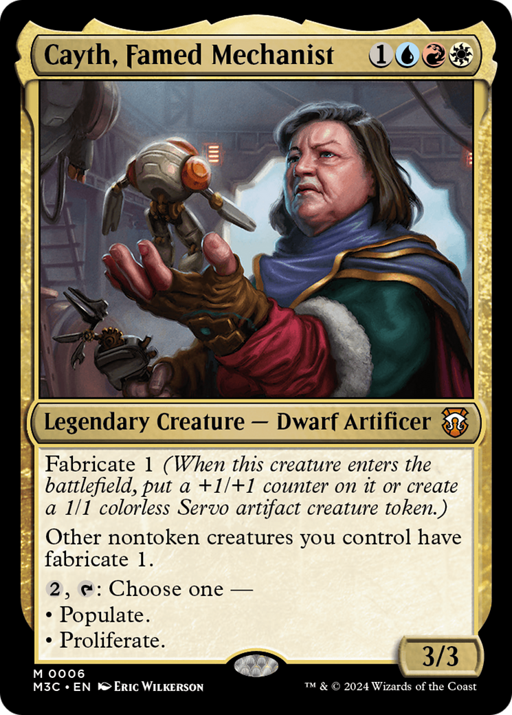 Cayth, Famed Mechanist (M3C-006) [Modern Horizons 3 Commander] Foil MTG Single Wizards of the Coast