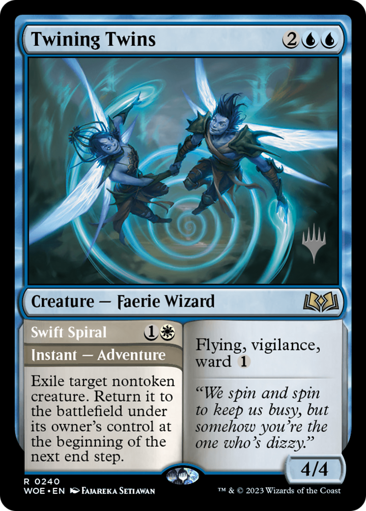Twining Twins (PPWOE-240) [Wilds of Eldraine Promos] Foil MTG Single Wizards of the Coast