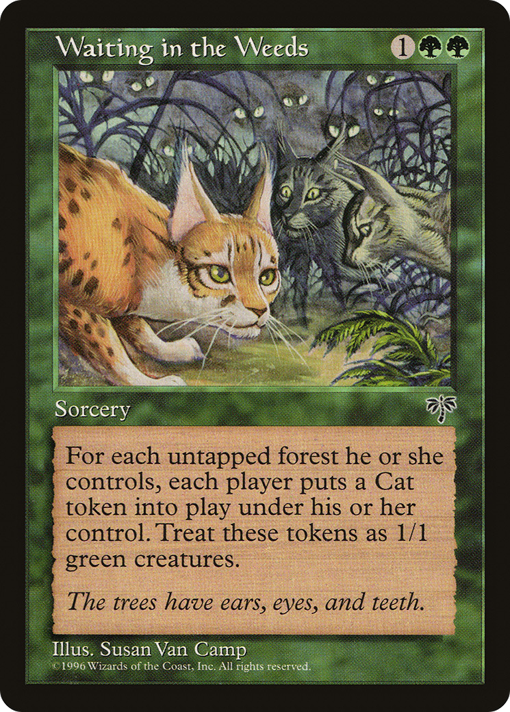 Waiting in the Weeds (MIR-252) [Mirage] MTG Single Wizards of the Coast