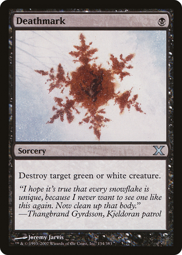 Deathmark (10E-134) [Tenth Edition] Foil MTG Single Wizards of the Coast